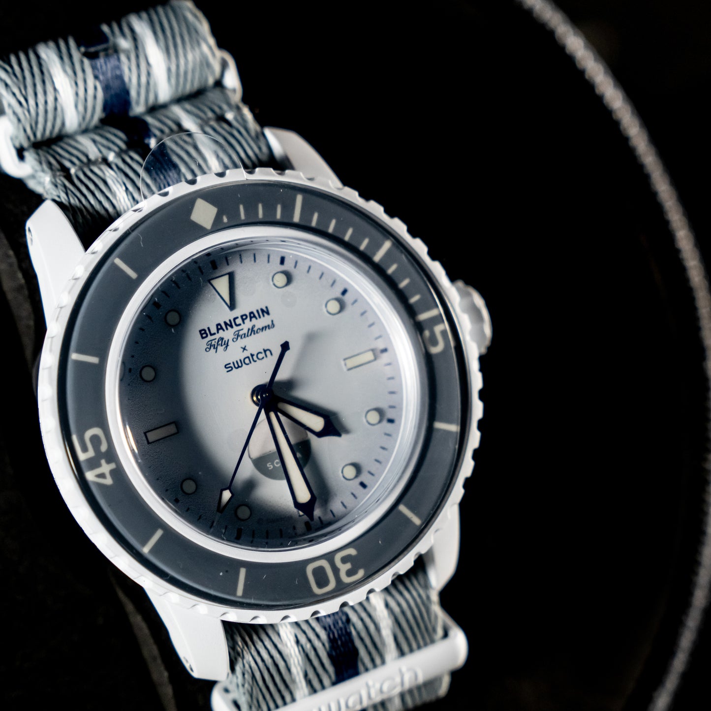 Swatch x Blancpain Antarctic Ocean Grey