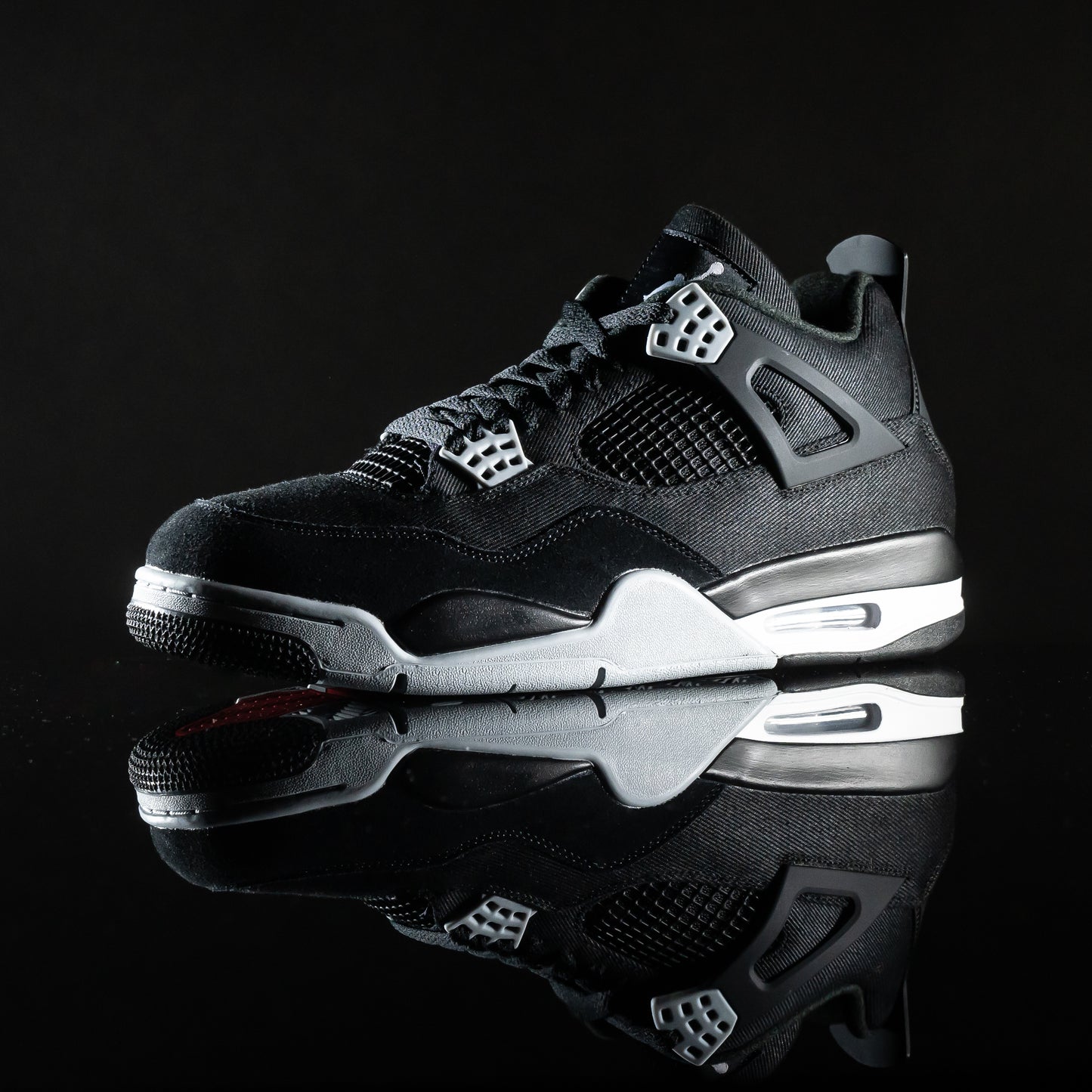 Air Jordan 4 Black Canvas