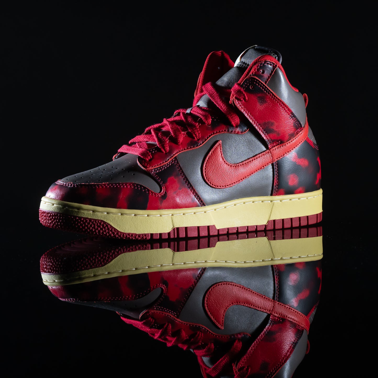 Nike Dunk High 1985 Red Acid Wash
