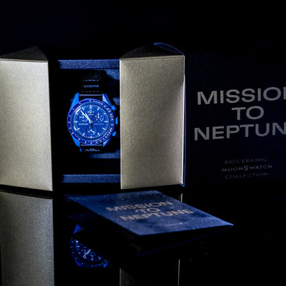 Omega x Swatch Moonshine Neptune