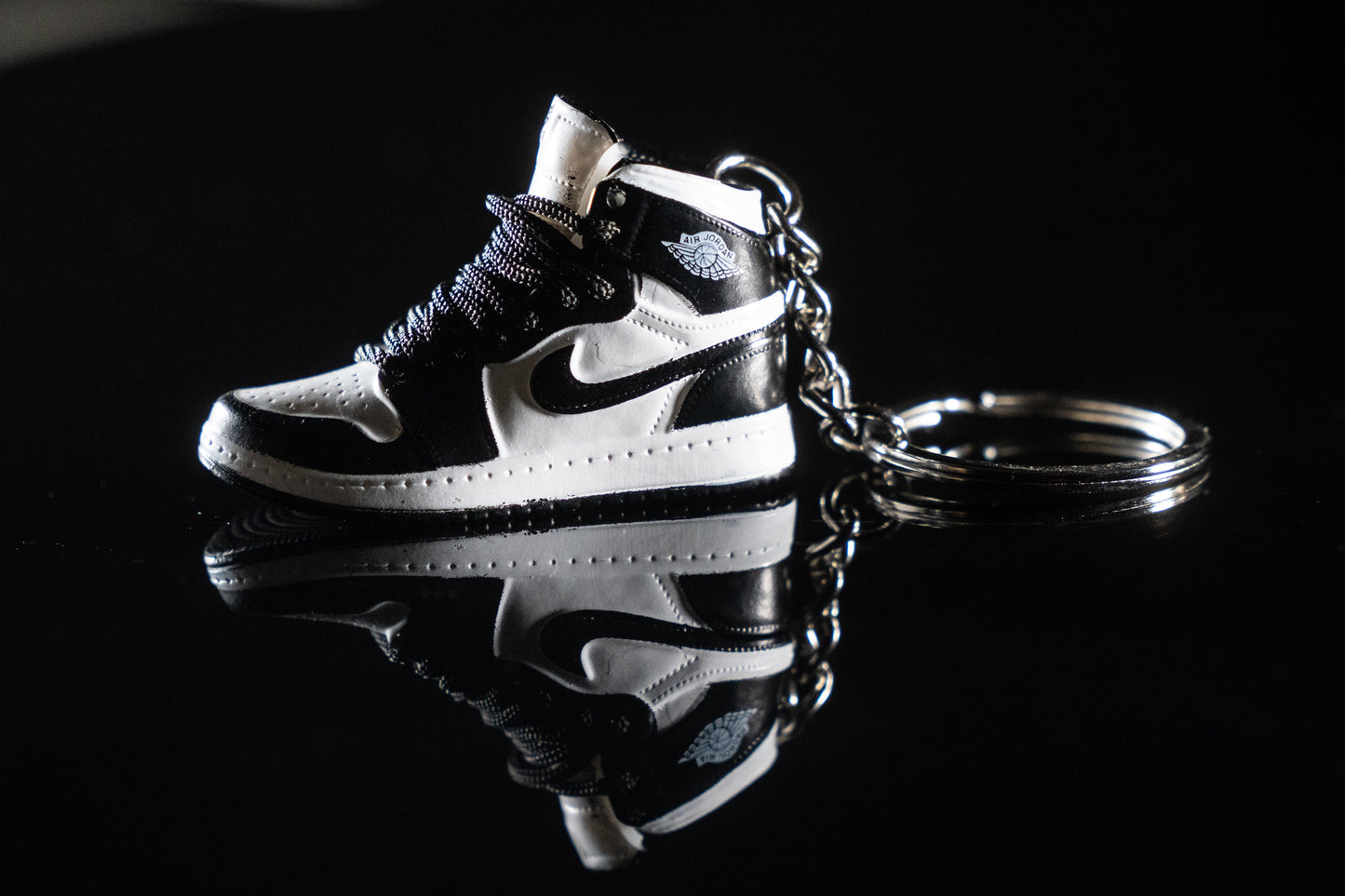Schlüsselanhänger Air Jordan 1 High Black and White